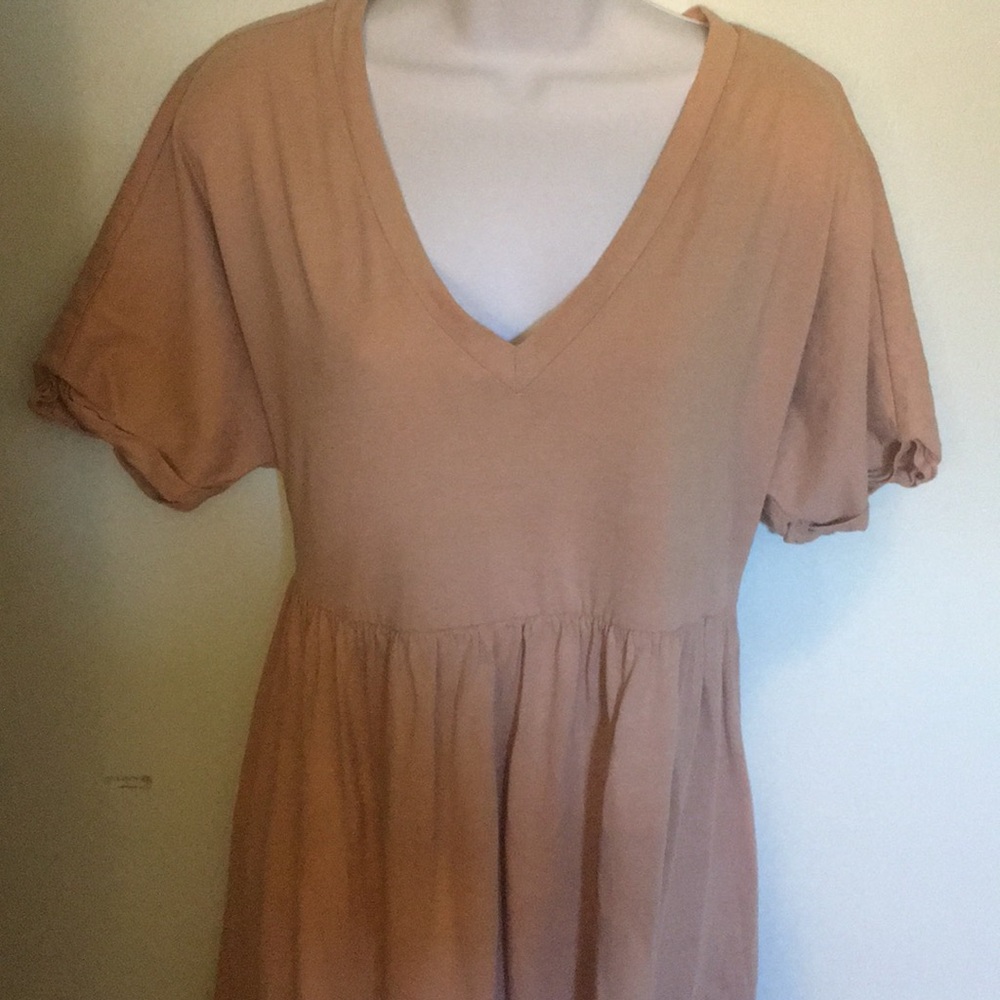 ASOS blush maternity dress